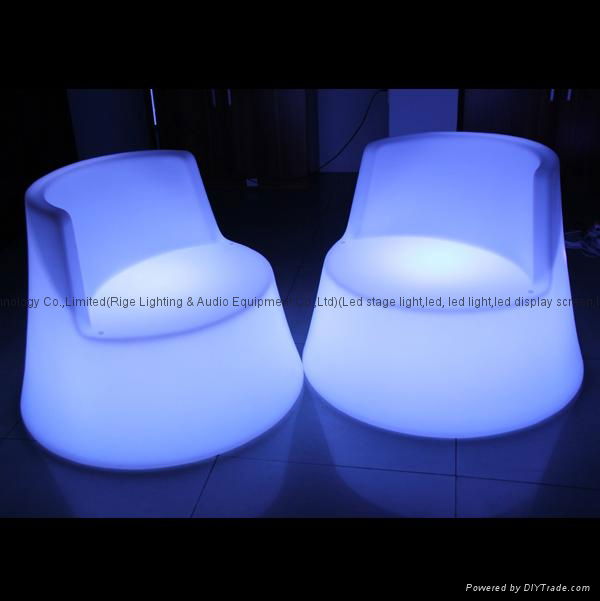 China supplier led furniture modern design led illuminated sofa 4