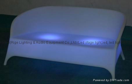 China supplier led furniture modern design led illuminated sofa 2