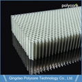 Polycarbonate honeycomb core as air