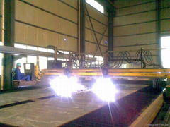 CNC flame plasma cutting machine