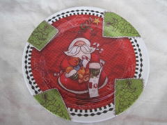 christmas dinnerware plate