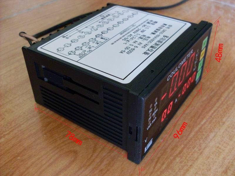 D800智能多功能单相电量功率电压电流表 2