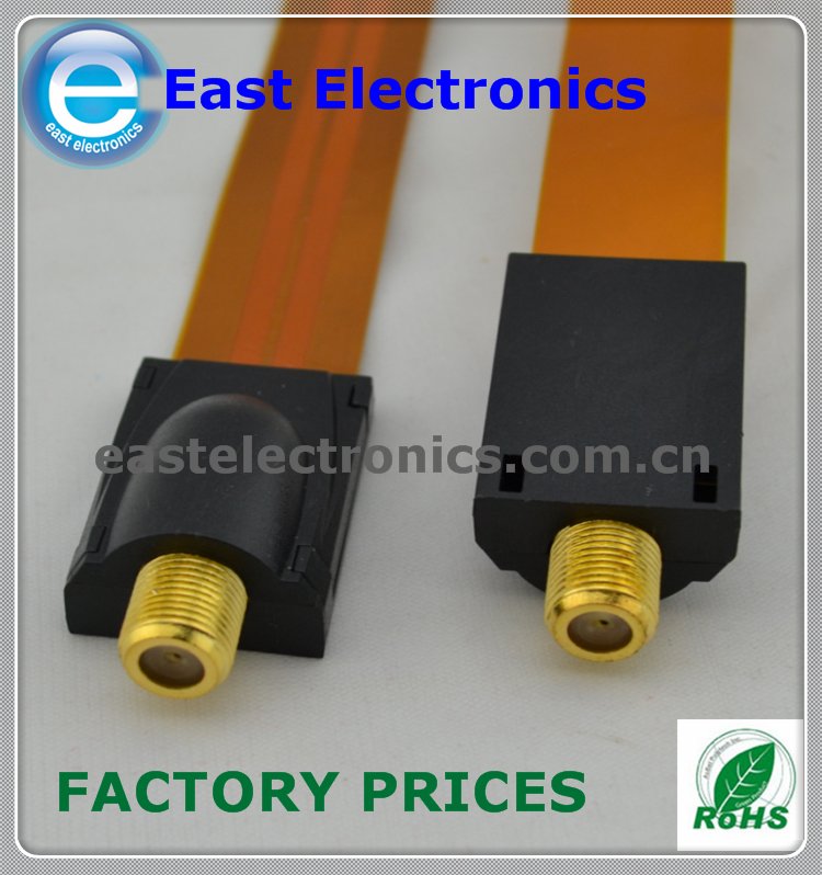 F Type RG6 Flat Under Window Cable, F window throwgh cable 4