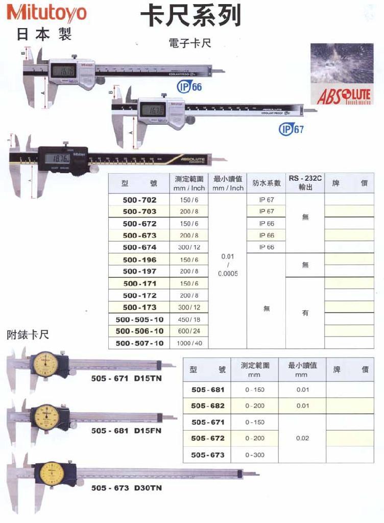 苏州日本三丰数显卡尺 5