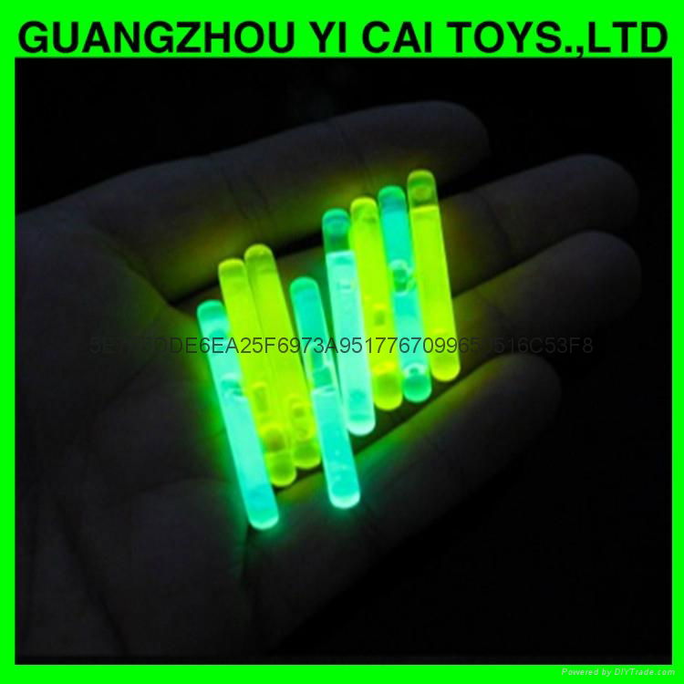 mini 1.5 inch glow stick, 4.5*39mm glow stick fishing light sticks 2