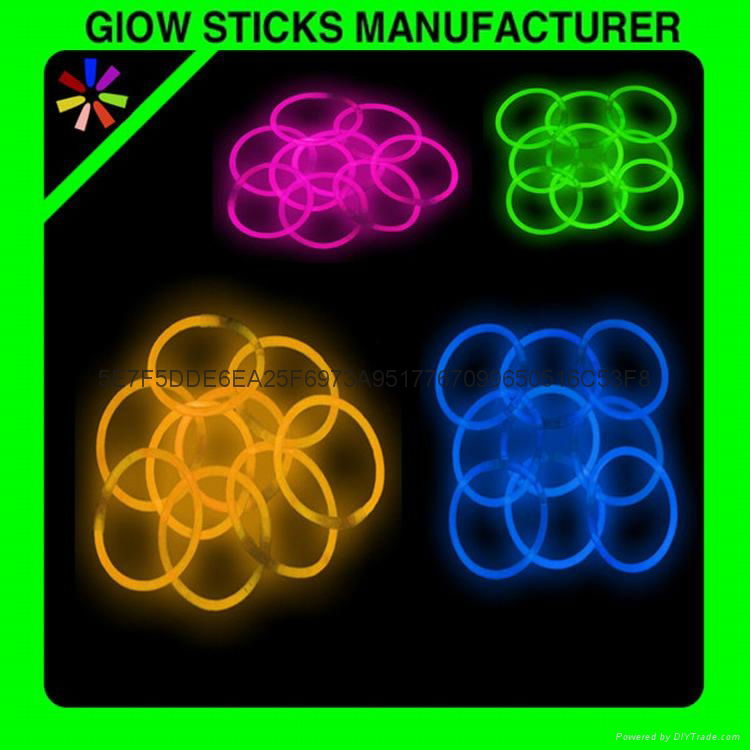 Glow stick bracelet, 8 inch glow sticks 8inch glow sticks 3