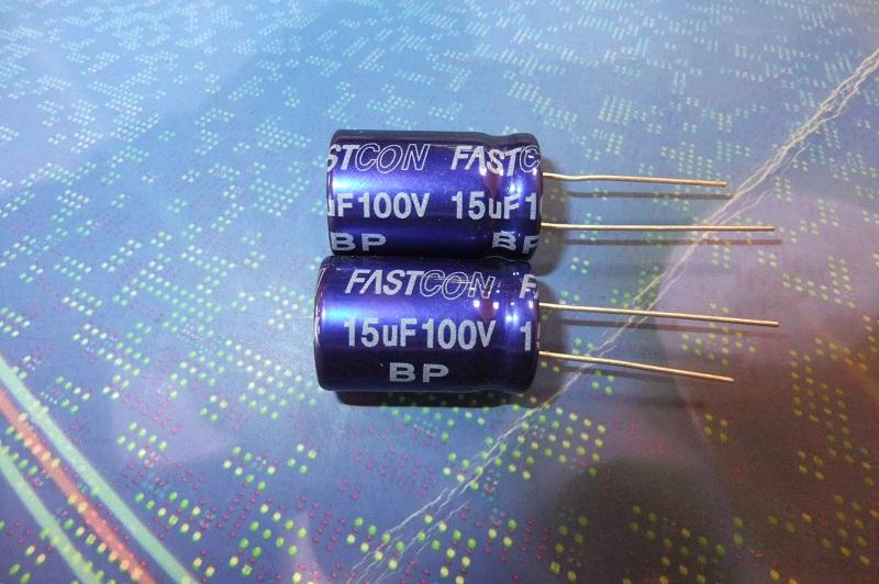 FASTCON双极性电容器BP 12UF100V  10x19 3