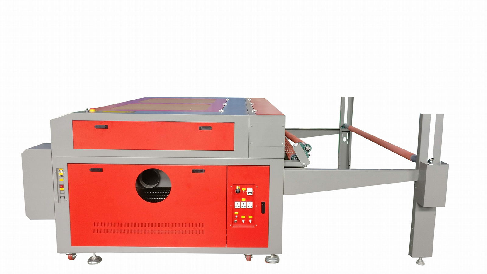 CO2 Laser Engraving Cutting Machine With Auto Roll Feeding System Fabrics/HQ1610