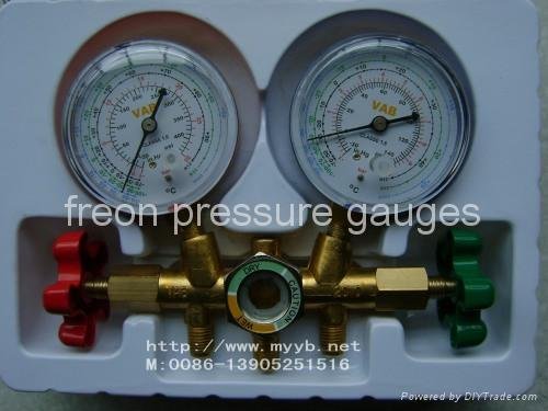 Freon gauge  Refrigeration Pressure Gauge 3