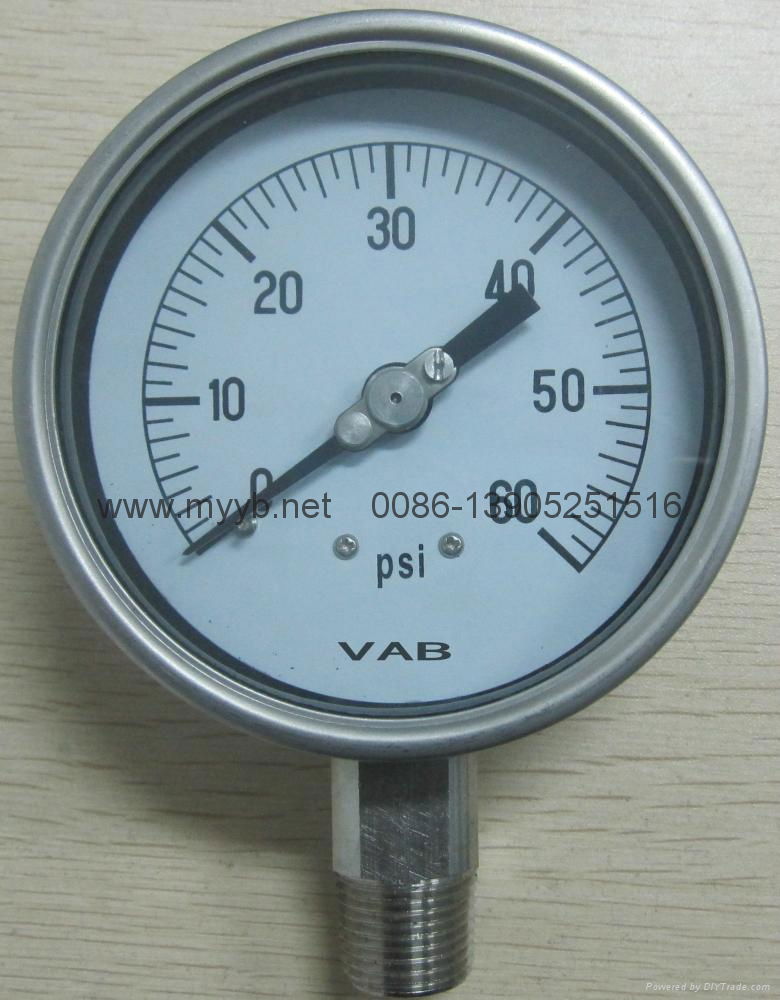 pressure gauge with ROHS certification 3