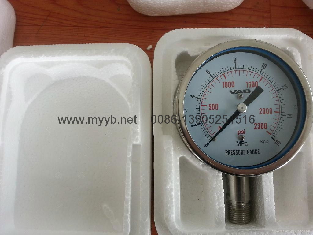 pressure gauge with ROHS certification 2
