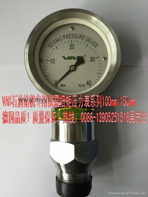 shock-resistant pressure gauge 3