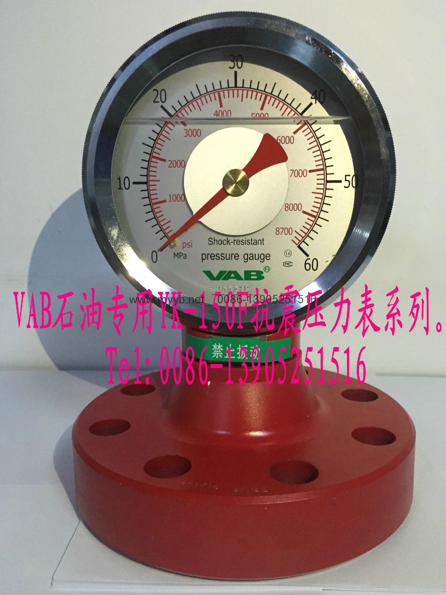 shock-resistant pressure gauge