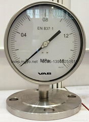 Diaphragm sealed manometer 