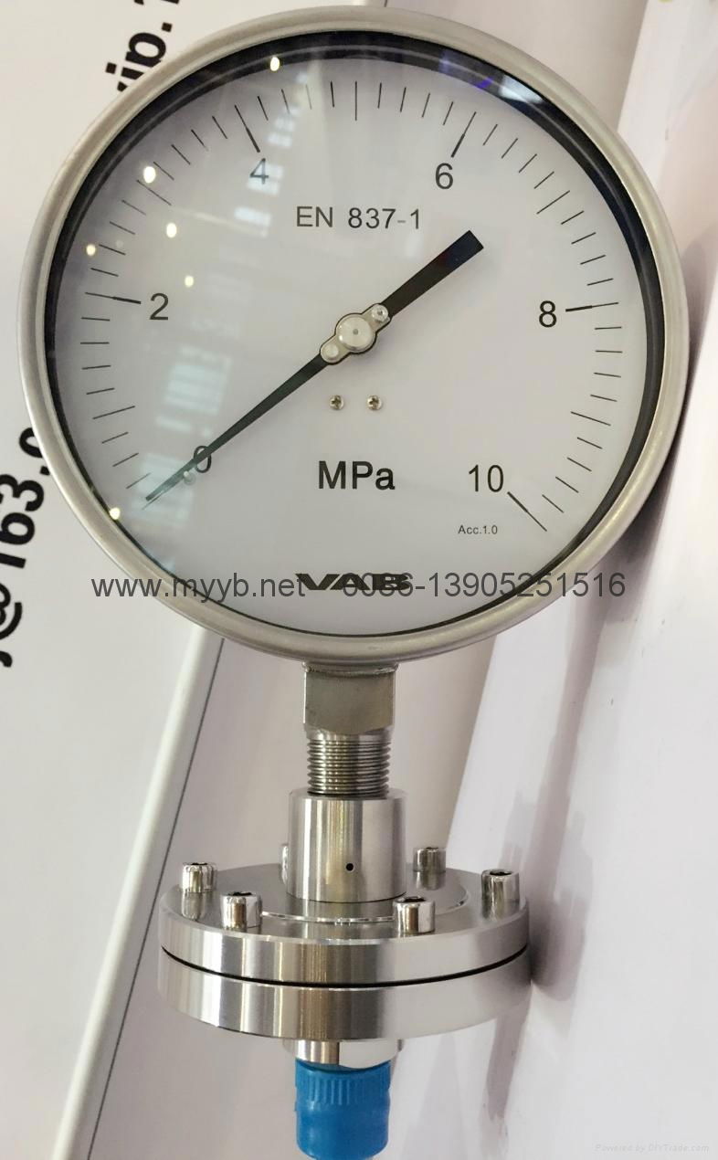 Diaphragm sealed manometer  2