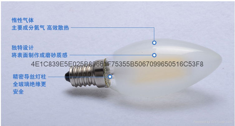 C35磨砂尖泡 2