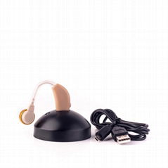 USB Rechargeable Behind The Ear Hearing Aid