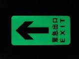 photoluminescent EXIT signs