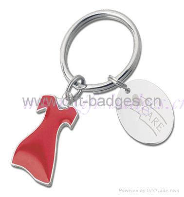 Model bone keychain key ring 4