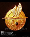 Baking varnish enamel badge printing drop rubber medal badge