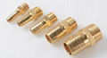 1/2"NPT brass hose barb fittings water cooling push on fitting  2