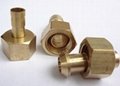 1/2"NPT brass hose barb fittings water cooling push on fitting 