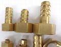 1/2"NPT brass hose barb fittings water cooling push on fitting  4