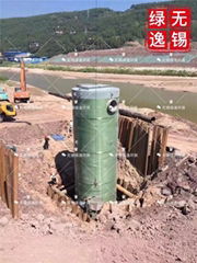 Integrated sewage lifting Pumping