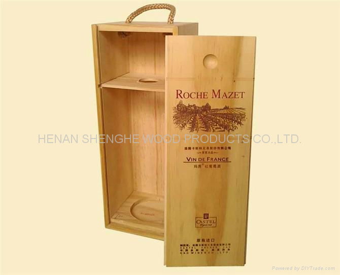 decent high quality wooden wine box