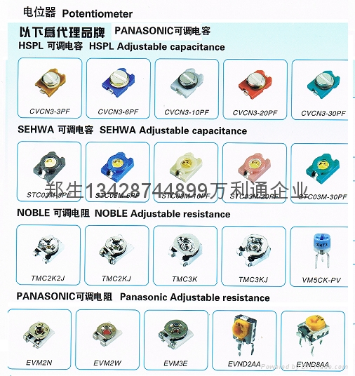 Potentiometers  EVM8AA