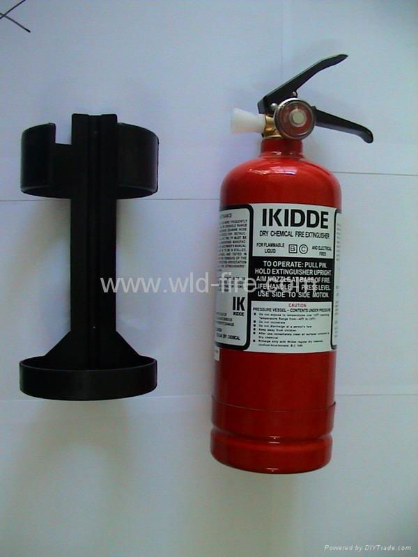Auto fire extinguisher with bracket