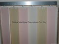 pvc vertical blinds for windows with s shapes vane and wand control 3