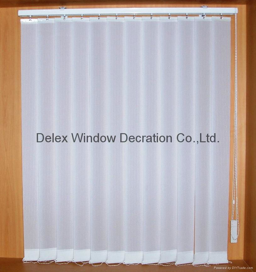 sunscreen fabric vertican blinds for windows with aluminum headrail