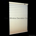 fabric pleated shades for windows with