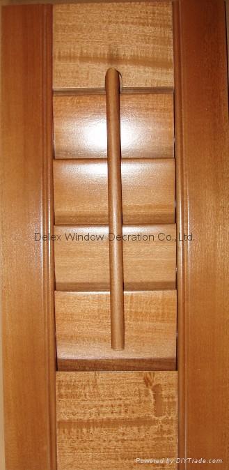 Lighting Indoor Doors Window Shutters , Interior Folding Shutters