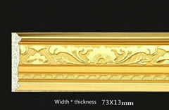 Exterior Carved Decorative Crown Moulding, EPS corner Moulding