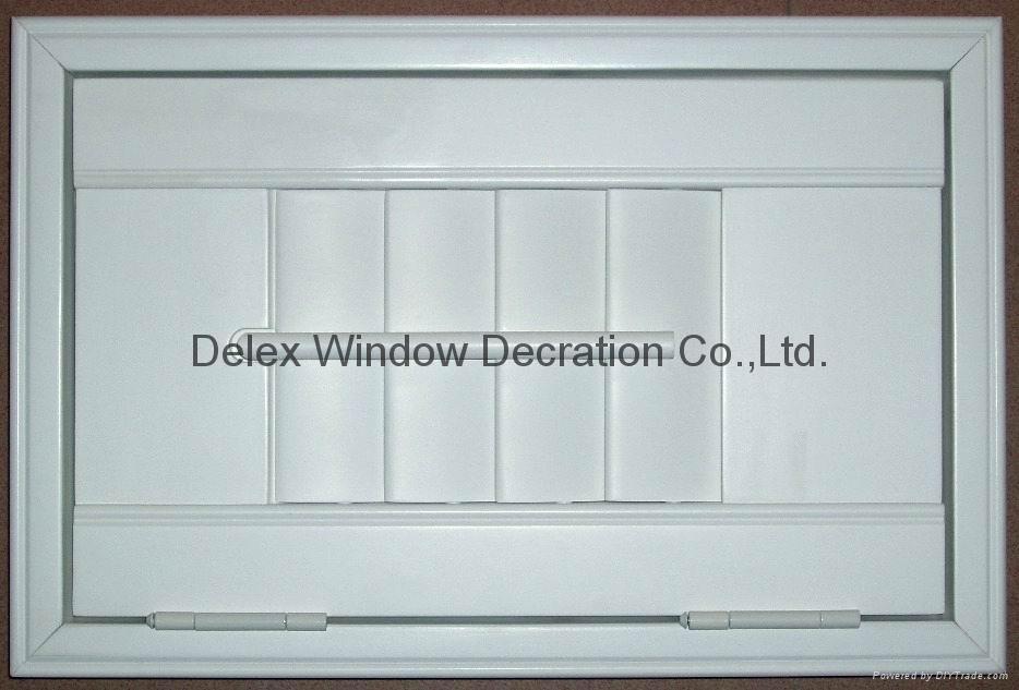 Lighting Indoor Doors Window Shutters , Interior Folding Shutters 4