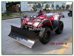 ATV snow plough