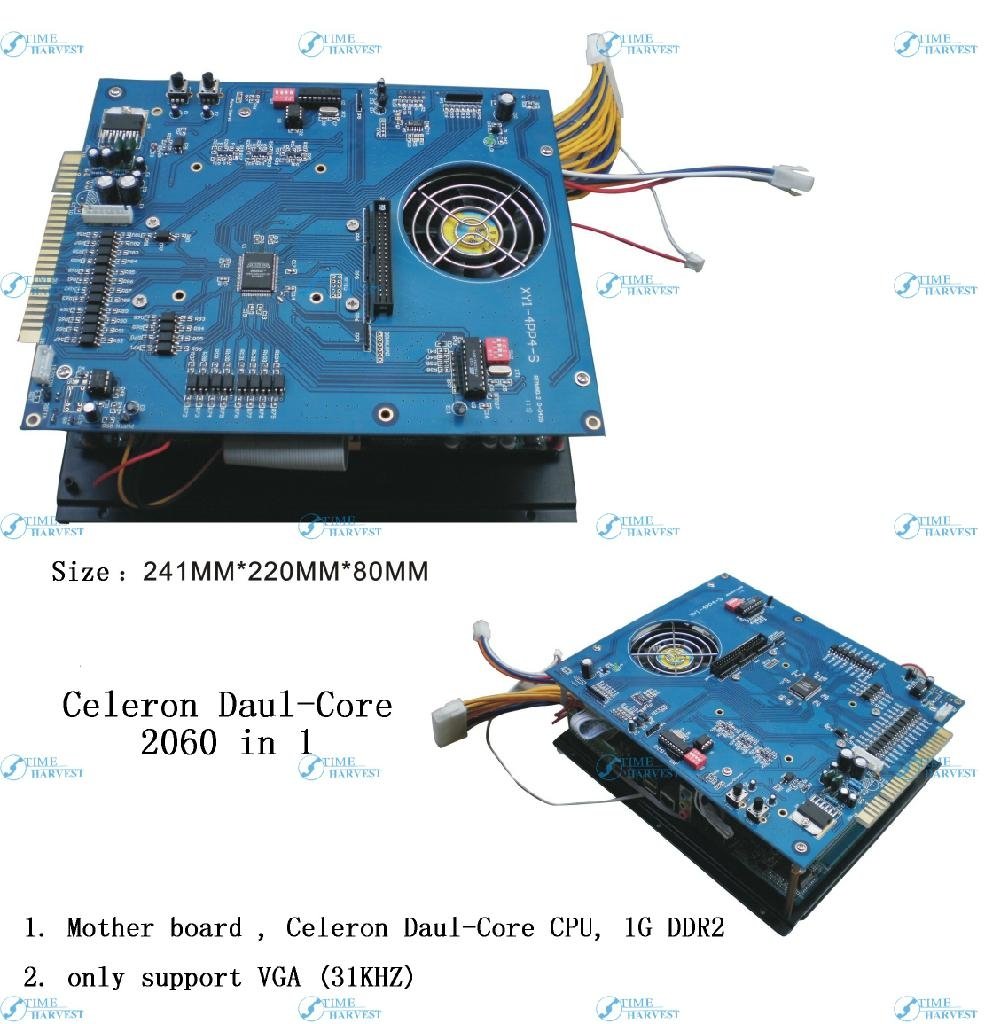 Celeron Daul-Core CPU 2100 in 1 Multi game board