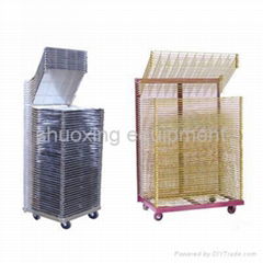 Screen drying racks