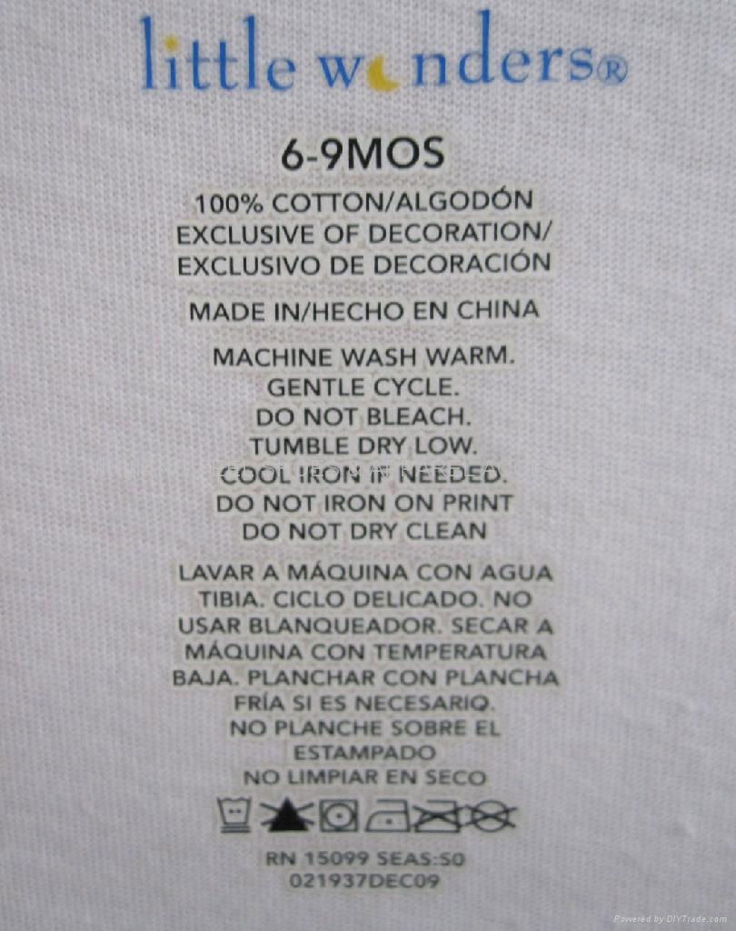 Care label heat transfers 2