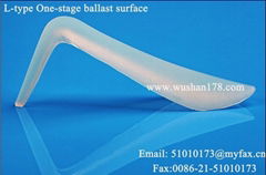 100% pure Silicone nasal implants (L type One-stage ballast surface)