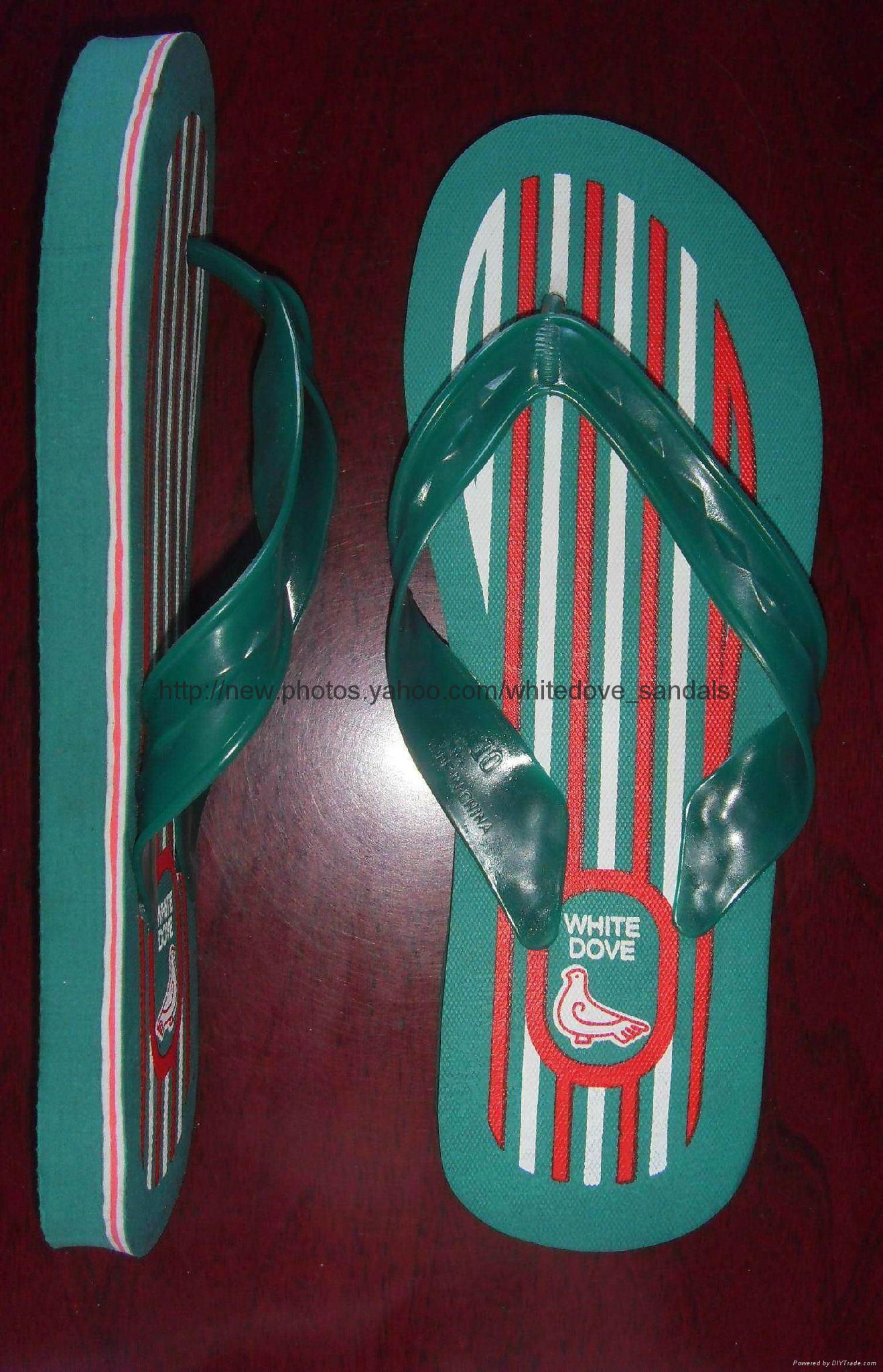 WHITE DOVE BRAND+SUN DOVE BRAND  PLASTIC LIGHT SANDALS  4