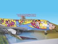 Yellow Disney(airplane model) 2