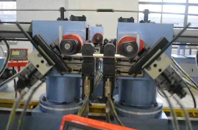Global warranty China manufacturer Double Head Pipe Bending Machine 4