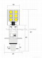 H3 12SMD 5050 auto LED lamp 3