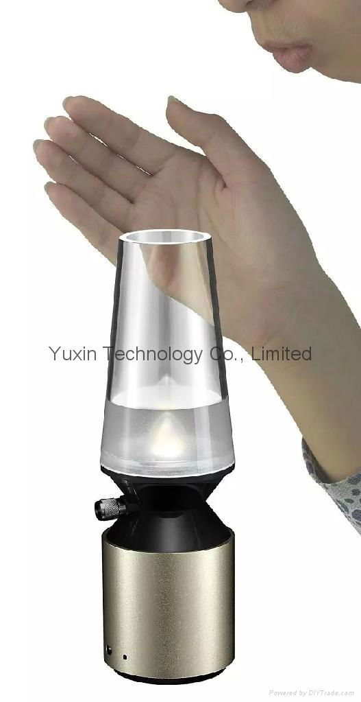 Blowing control led kerosene table lamp