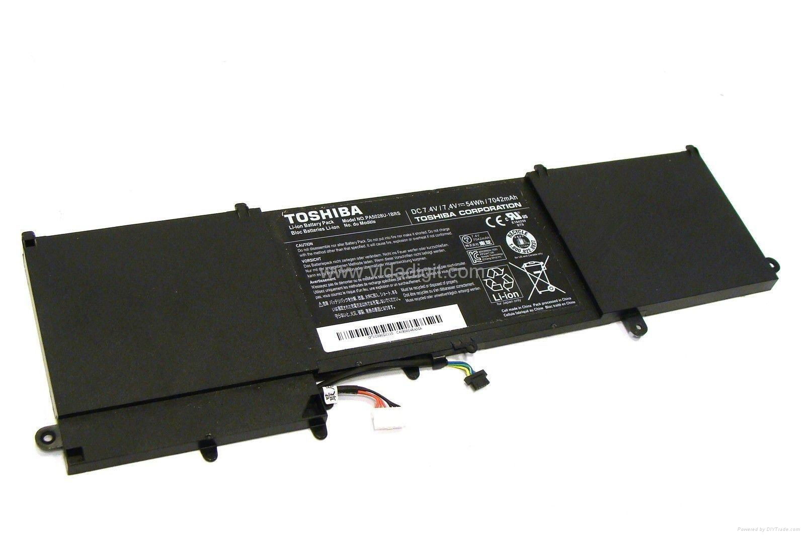 7.4V 7042mAh  Battery PA5028U-1BRS For Toshiba Satellite U845t U845 Notebook 2