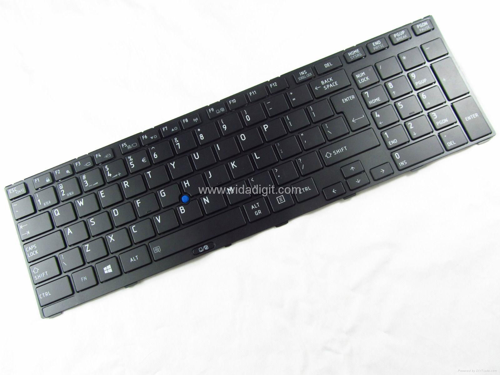 OEM Keyboard New for Toshiba Tecra R850 R950 series laptop US keyboard black 3