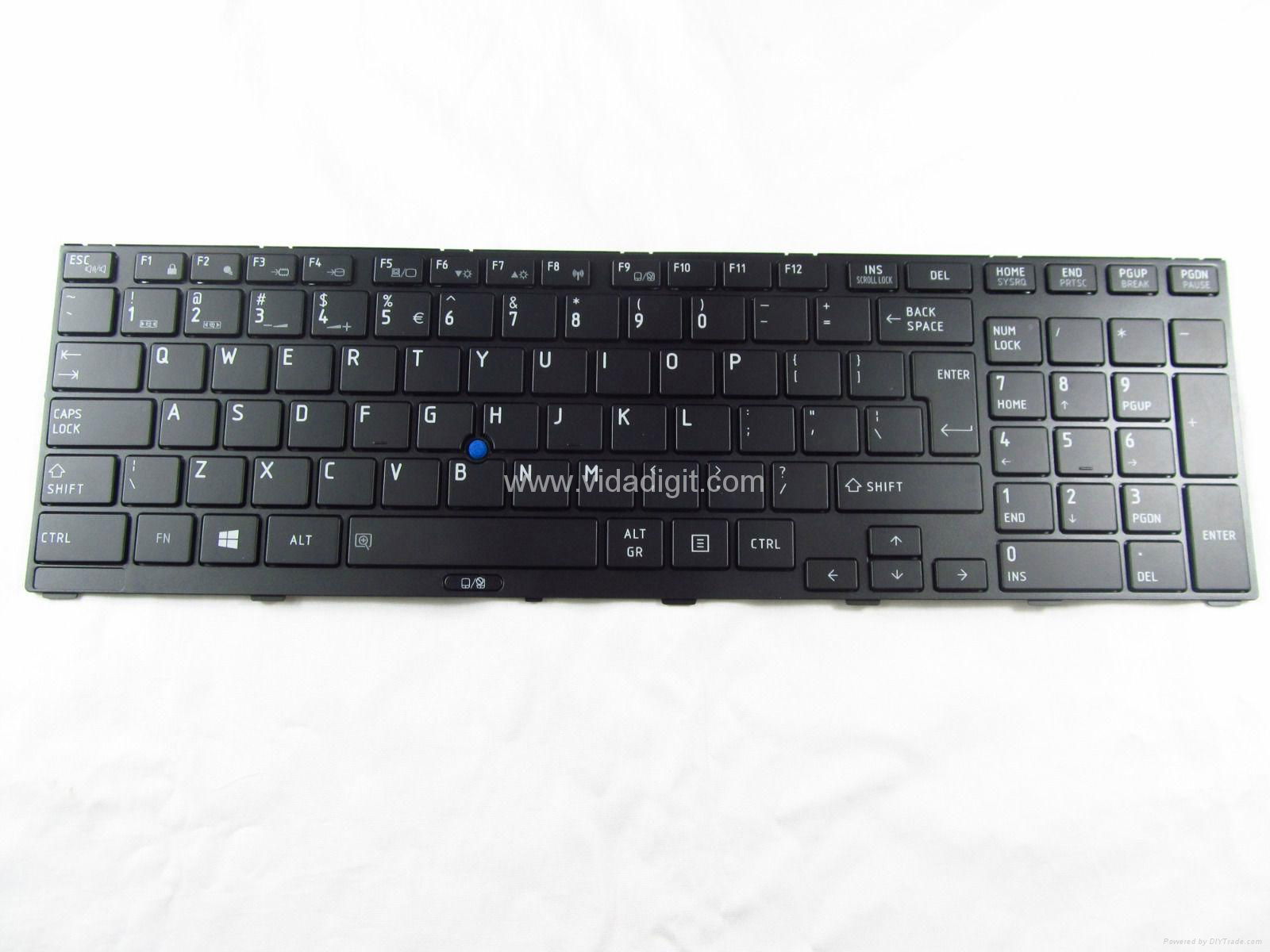 OEM Keyboard New for Toshiba Tecra R850 R950 series laptop US keyboard black 4